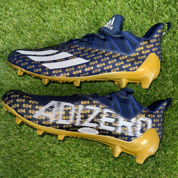 Adidas Adizero Georgia Tech 404 Team Issue PE Football Cleats GY5664 Mens 16 NEW - Picture 6 of 9